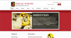 Desktop Screenshot of marjacpoultry.com
